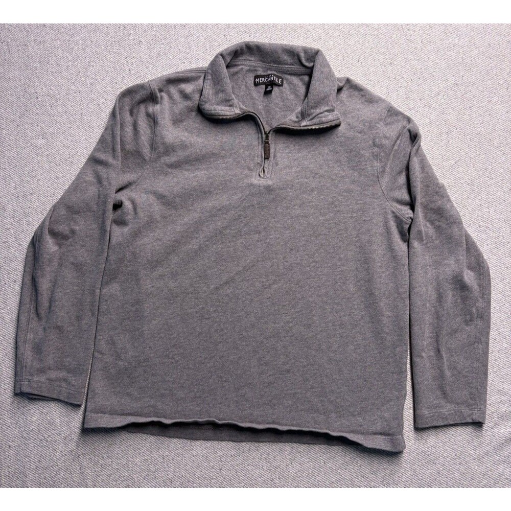 J.Crew Mercantile Woman’s Quarter-Zip Pullover - Gray - Size Medium